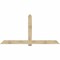 Ekena Millwork Eugene Rough Sawn Timber Gable Bracket, Douglas Fir, 96"W x 48"H x 2"D x 6"F, 12/12 Pitch GBW096X48X0206EUG00RDF - alternate 1